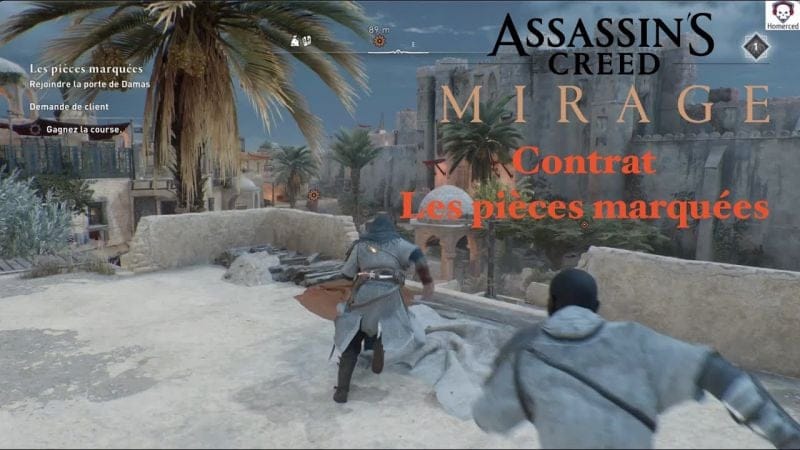 Assassin's Creed Mirage (Fr) - Contrat : Les pièces marquées - Gagnez la course -