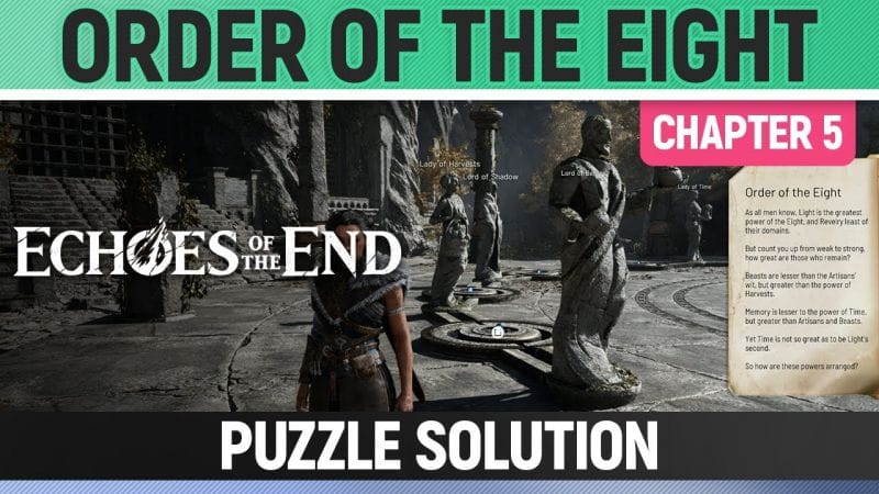 Echoes of the End - Order of the Eight - Puzzle Solution (Chapter 5)