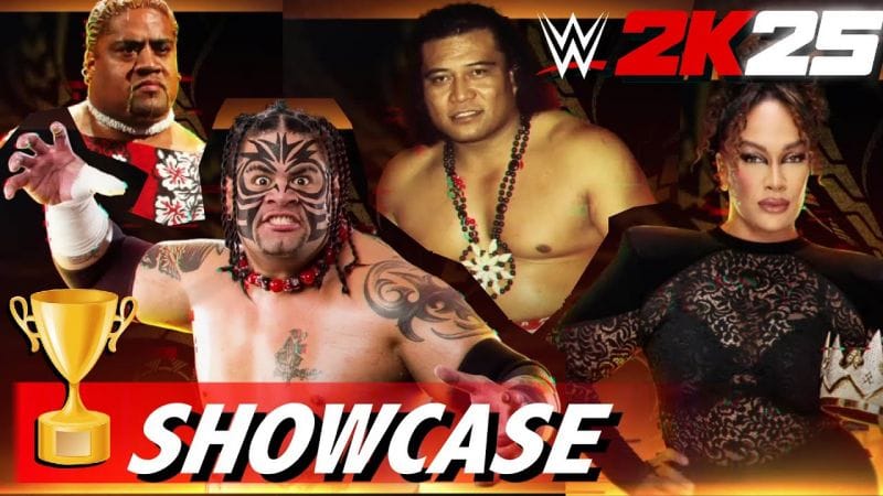 WWE 2K25 SHOWCASE  -  High Chief Peter Maivia / Nia Jax  / Rikishi / Umaga - TOUS LES OBJECTIFS #2