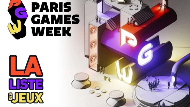 Paris Games Week : voici la liste de tous les jeux confirmés sur le salon !