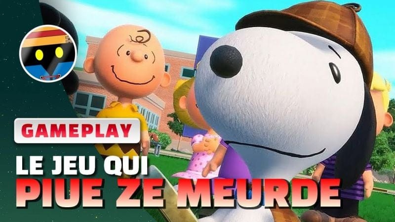 ENCORE UN GROS JEU DÉGUEULASSE ! Snoopy & The Great Mystery Club | GAMEPLAY FR