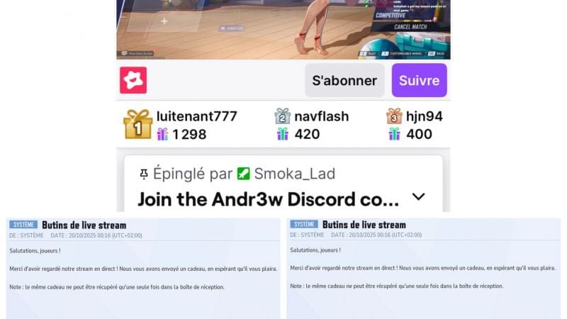 Nouveaux twitch drops bien cachés