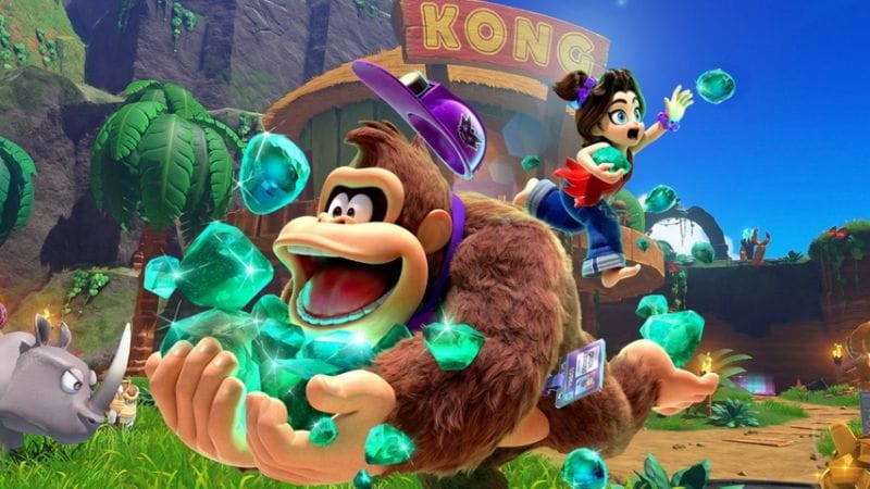 Donkey Kong Bananza : des événements mensuels pour le DLC Course aux Émeraudes