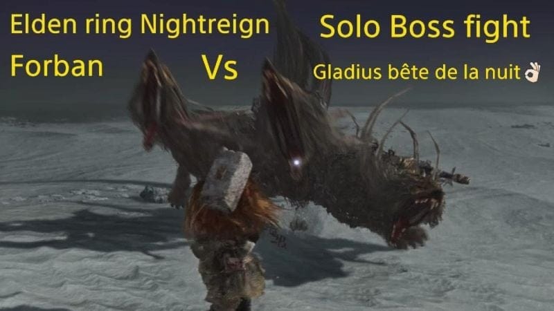 ELDEN RING NIGHTREIGN_solo forban /Gladius 👌🏻
