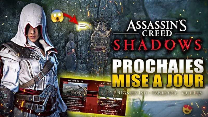 Assassin's Creed Shadows : ENFIN une ÉNIGME ISU !! Nouvelle Road Map 2025, Mise à Jour, ...