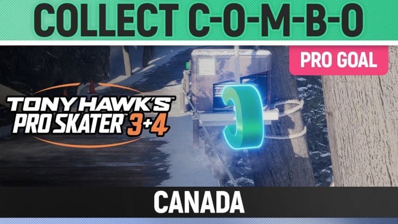 Tony Hawk's Pro Skater 3+4 - Canada Pro Goal - Collect C-O-M-B-O