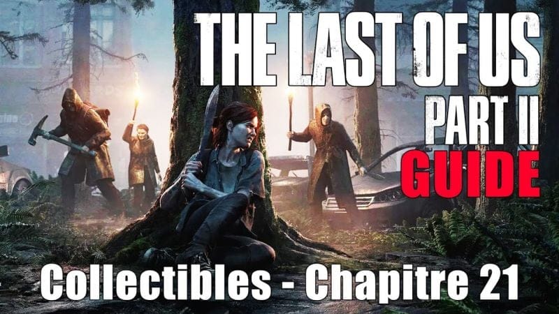 THE LAST OF US 2 - EMPLACEMENTS COLLECTIBLES Chapitre 21 : La ville inondée (Artefacts, Cartes, ...)