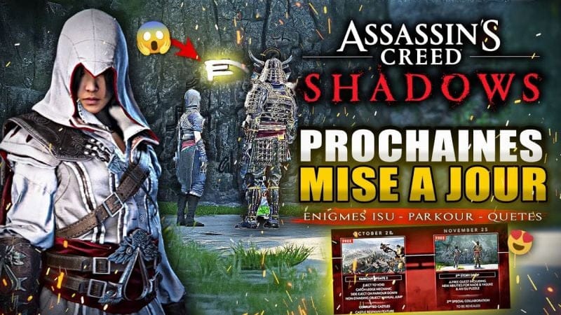 Assassin's Creed Shadows : ENFIN une ÉNIGME ISU !! Nouvelle Road Map 2025, Mise à Jour, ...