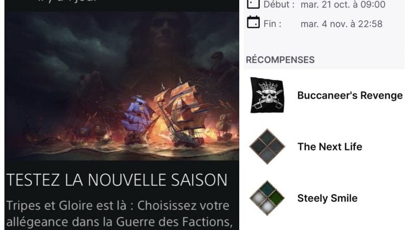 Skulls and Bones Drops de la nouvelle saison