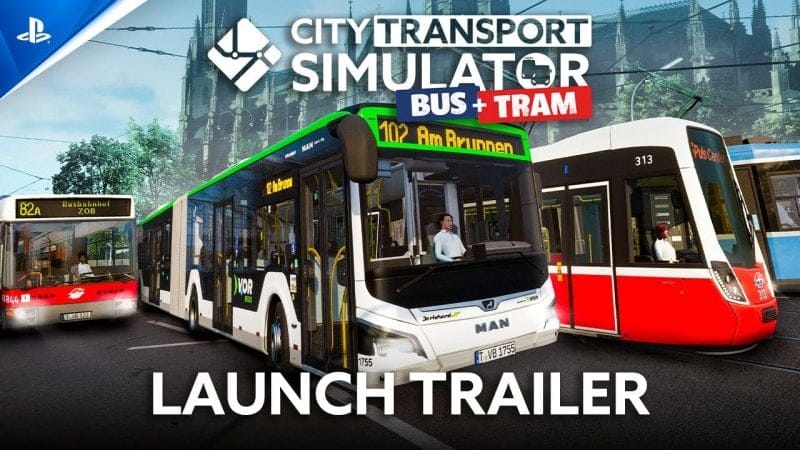 City Transport Simulator: Bus + Tram - Launch Trailer | PS5 Games