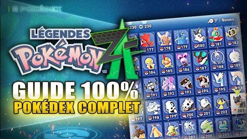 Pokémon Legends Z-A : Guide 100% Pokédex Complet (Emplacements, Evolutions, Échange & Codes, ...)