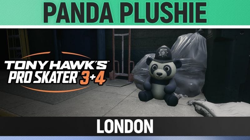 Tony Hawk's Pro Skater 3+4 - London - Panda Plushie Location