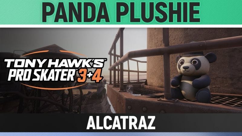 Tony Hawk's Pro Skater 3+4 - Alcatraz - Panda Plushie Location