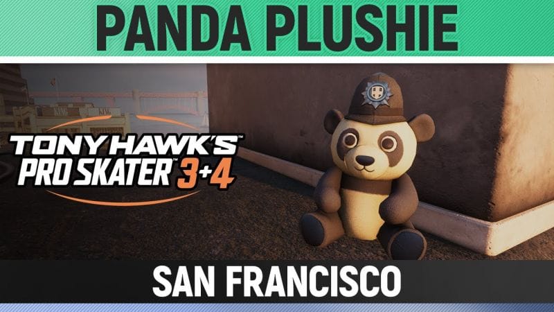 Tony Hawk's Pro Skater 3+4 - San Francisco - Panda Plushie Location