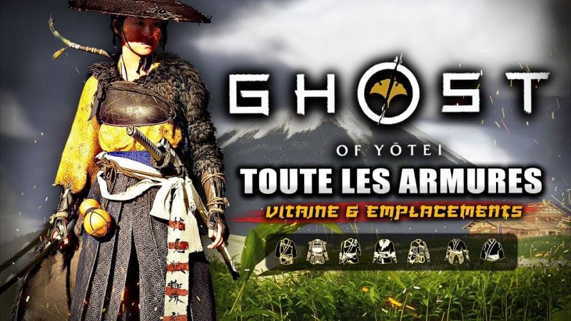 Ghost of Yotei : Toutes les ARMURES & TENUES du jeu (Vitrine & Emplacements)
