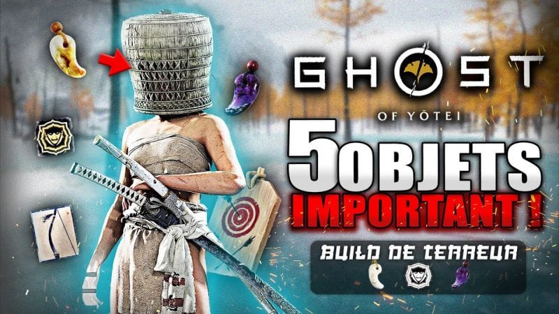 Ghost of Yotei : 5 Nouveaux OBJETS Incroyables & Surpuissants (Build Terreur, Chapeau Panier...)
