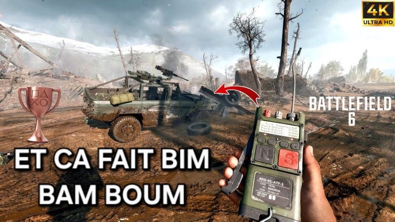 TROPHÉE Et ça fait Bim Bam Boum (Débloquer la C4) | FARM Solo FACILE | BATTLEFIELD 6 (4K)