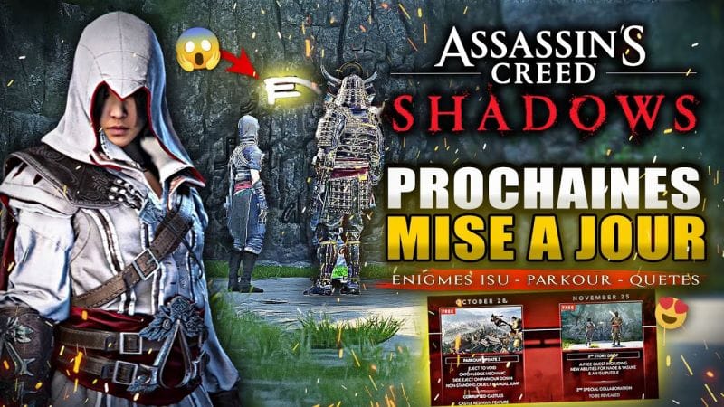Assassin's Creed Shadows : ENFIN une ÉNIGME ISU !! Road Map Fin 2025, Mise à Jour, ...