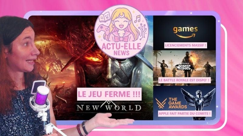 Actu-Elle News 29 octobre 2025(New World, Amazone, Redsec, Apple et plus)