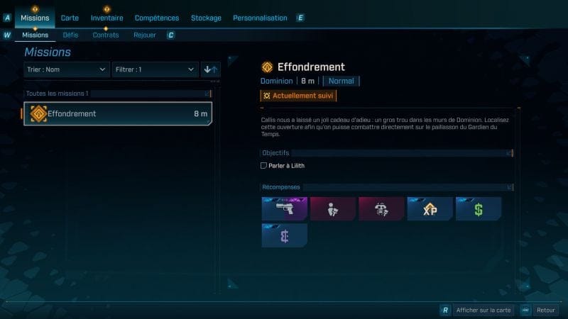 Effondrement | Soluce Borderlands 4