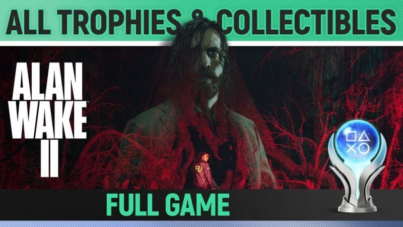 Alan Wake 2 - All Collectibles & Trophies 🏆 Cult Stashes, Lunchboxes, Charms (incl. Words of Power)