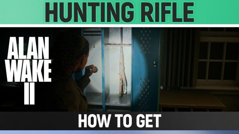 Alan Wake 2 - How to get Hunting Rifle (Wellness Workshop Locked Door)