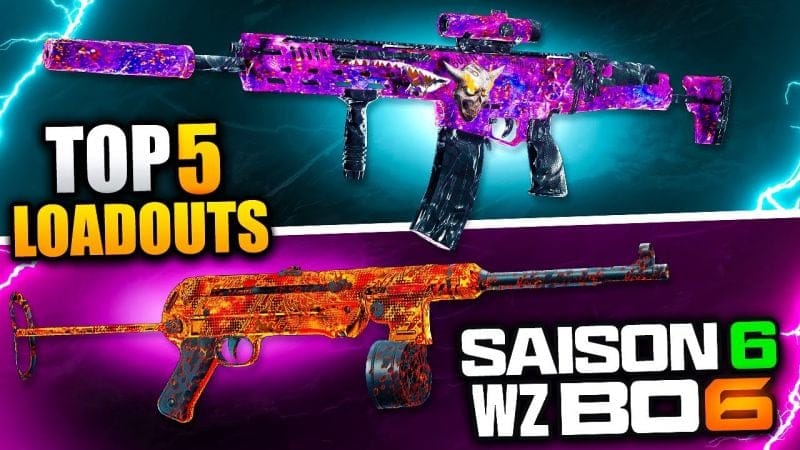 le TOP 5 des CLASSES "META" sur la SAISON 6 de WARZONE ! (vous devez essayer)