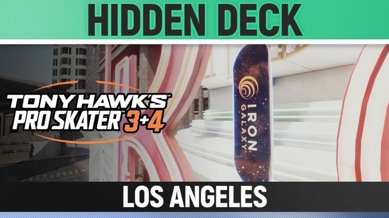 Tony Hawk's Pro Skater 3+4 - Los Angeles - Hidden Deck Location