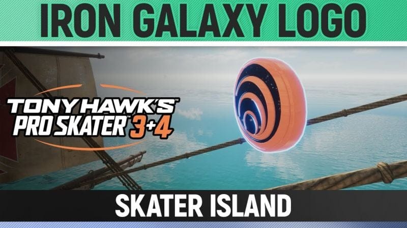 Tony Hawk's Pro Skater 3+4 - Skater Island - Iron Galaxy Logo Location
