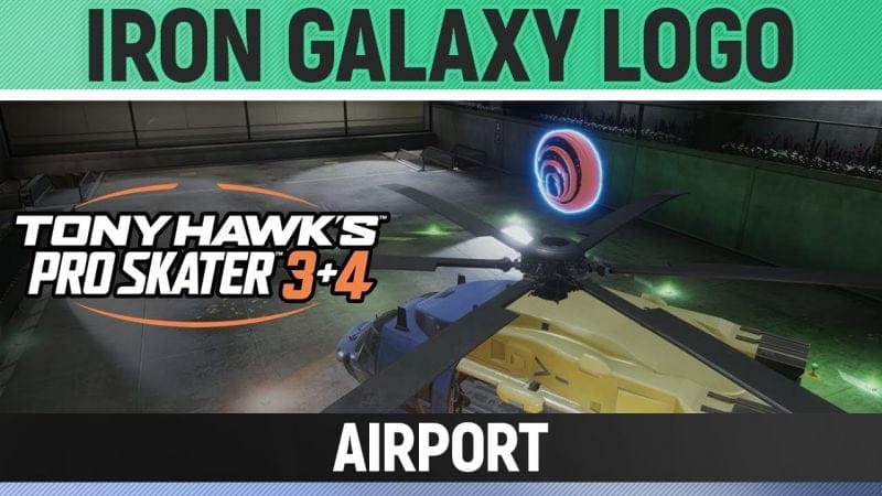 Tony Hawk's Pro Skater 3+4 - Airport - Iron Galaxy Logo Location