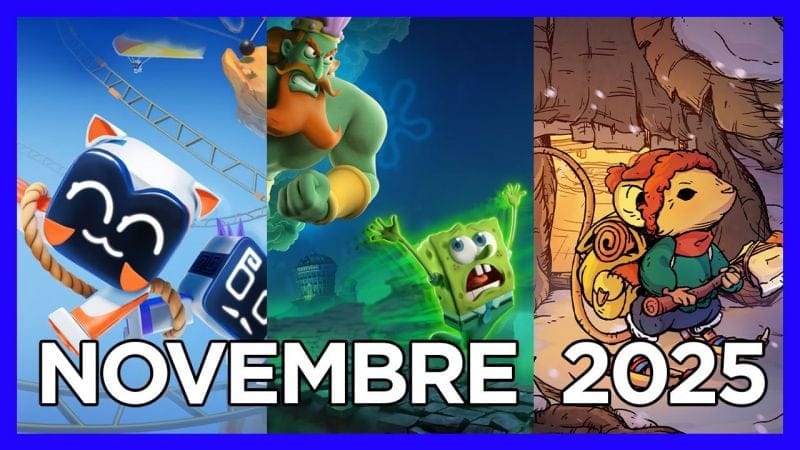 Les jeux attendus de NOVEMBRE 2025 !