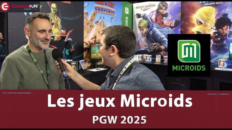 🎮 [PGW 2025] Stand MICROIDS – YS X, Double Dragon Revive, Astérix & Obélix, Cobra… et bien plus !