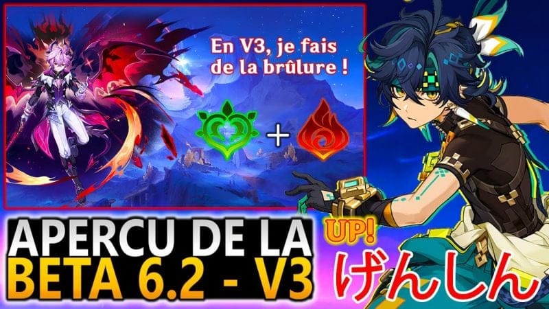 NEW UPDATE! INFO SUR LA 6.2 V3 - KINICH VIENT D'AVOIR UN NOUVEAU SUPPORT | Genshin Impact - げんしん