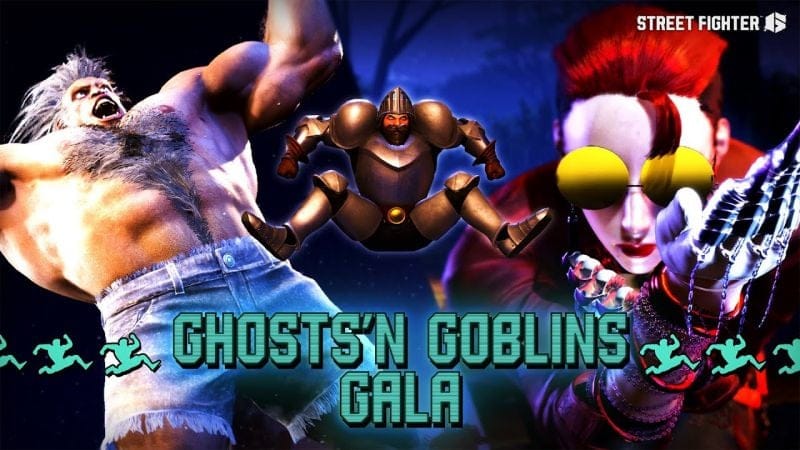Street Fighter 6 - Ghosts 'n Goblins Gala Fighting Pass