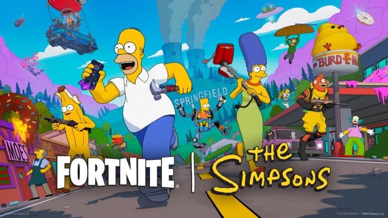 La bande à Homer arrive sur Fortnite - Playscope