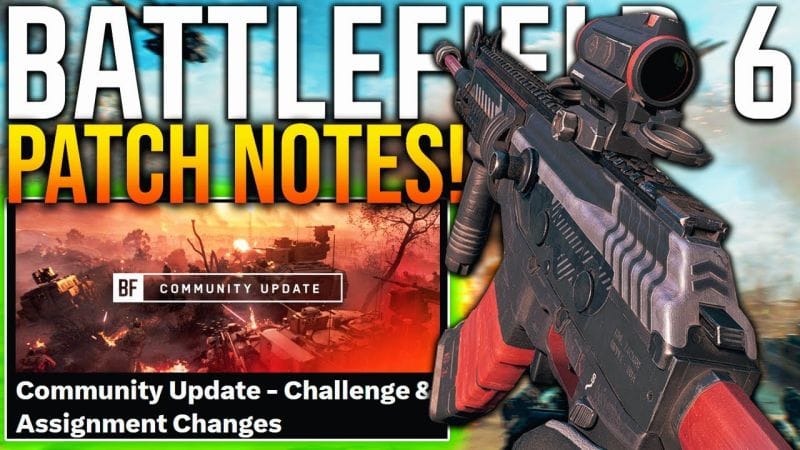 New BATTLEFIELD 6 UPDATE PATCH NOTES... (Big Changes)