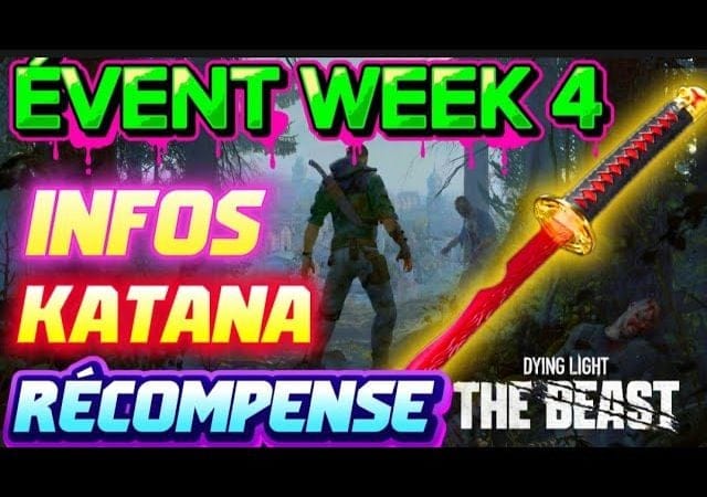 Dying Light the Beast: EVENT WEEK 4 KATANA LOOT 😱😍