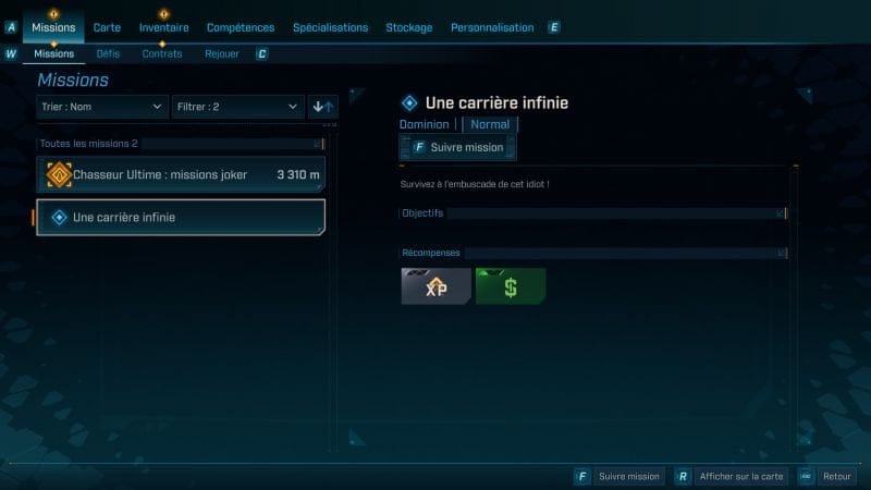 Une carrière infinie | Soluce Borderlands 4