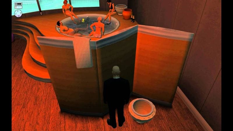 "Hitman 2: Silent Assassin", HD walkthrough (Professional), Mission 12 - The Jacuzzi Job
