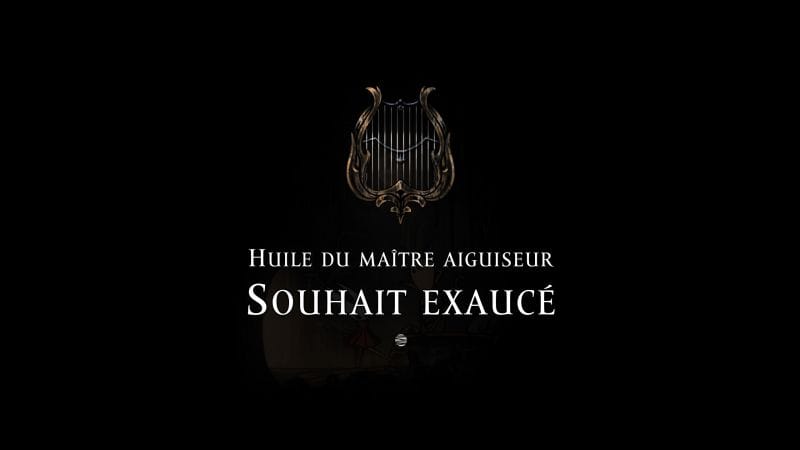 Huile du maître aiguiseur