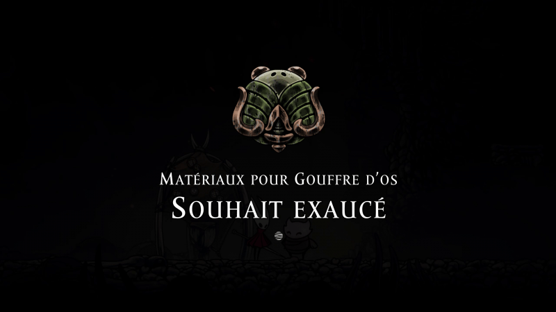 Matériaux pour Gouffre d'os