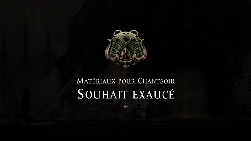 Matériaux pour Chantsoir