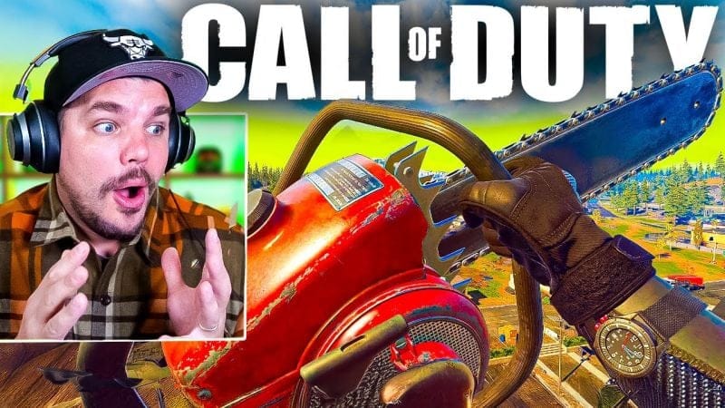 CALL OF DUTY nous a sortie… une TRONÇONNEUSE!!!