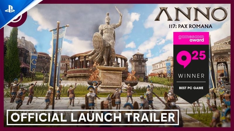Anno 117: Pax Romana - Launch Trailer | PS5 Games