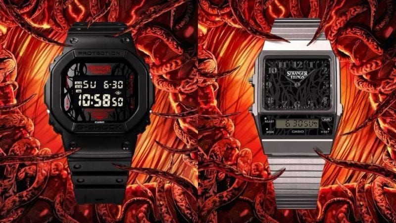 Casio et Netflix font équipe pour une paire de montres Stranger Things géniales.