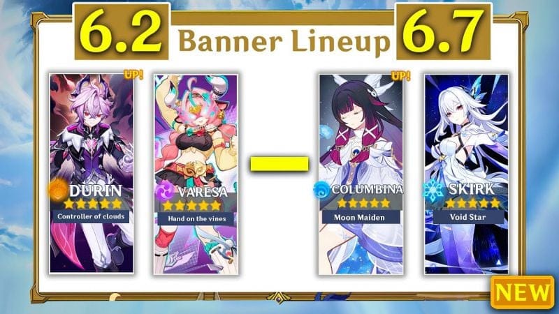 JUST IN! UPDATED 6.2 - 6.7 BANNERS WITH RERUNS CONFIRMED! - Genshin Impact
