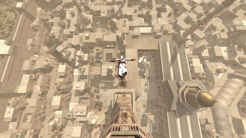 En 2007, Assassin's Creed prenait un peu de hauteur par rapport au genre du monde ouvert