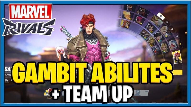 Marvel Rivals Gambit Gameplay All Abilities Break Down : Early Access Season 5 Marvel Rivals New