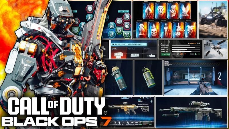 BLACK OPS 7 : LES 30 ARMES, ACCESSOIRES, ATOUTS, STATISTIQUES, SCORESTREAKS, ...