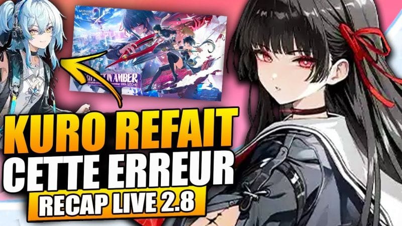 RECAP LIVE 2.8 : Déçu par les bannières mais une map & persos INCROYABLE ! Wuthering Waves !